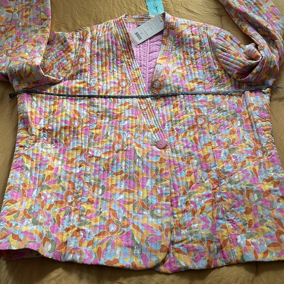 Sigrid Olsen 100% silk, multi-colored jacket. Womens size 1X. BNWT - Picture 9 of 11